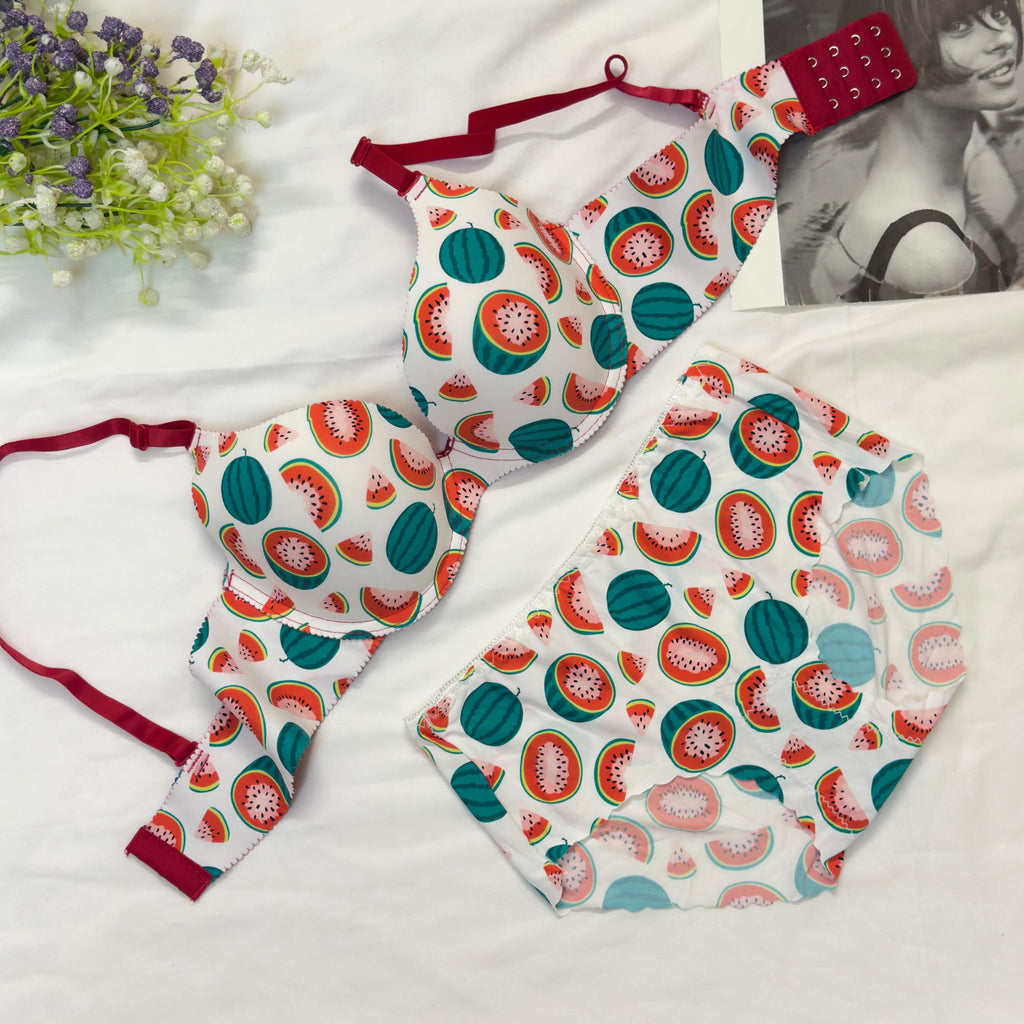 Fruit Cocktail Wired Bra Set