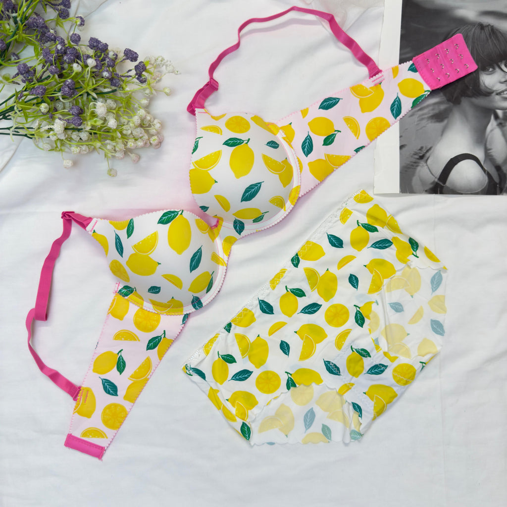 Fruit Cocktail Wired Bra Set