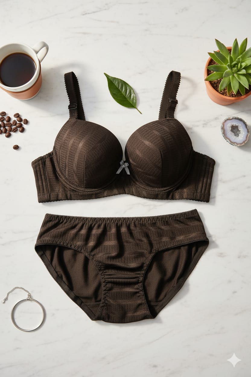 Seamless Push-Up Bra with Matching UnderWear