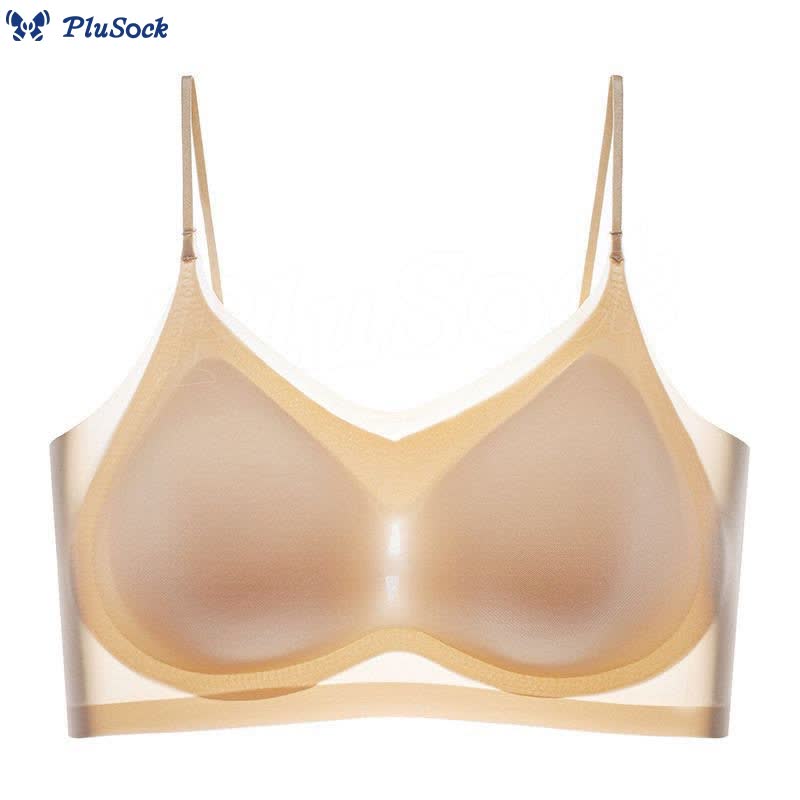 Plusock Plus Size Ice Silk Comfort Wireless Bra(2 Packs)