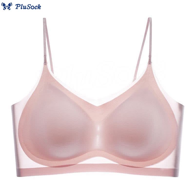 Plusock Plus Size Ice Silk Comfort Wireless Bra(2 Packs)