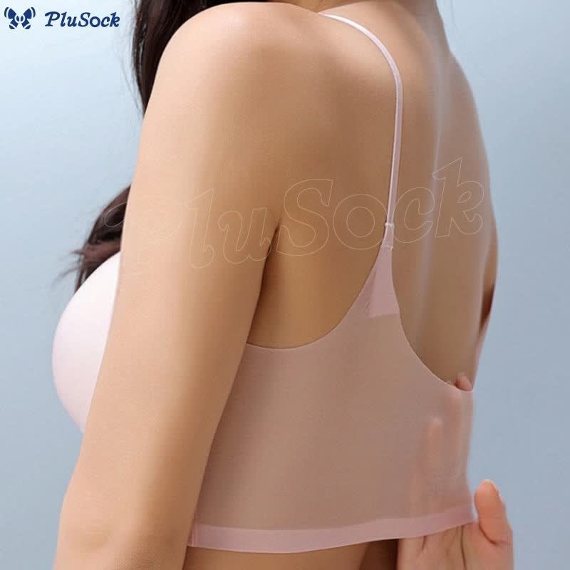 Plusock Plus Size Ice Silk Comfort Wireless Bra(2 Packs)