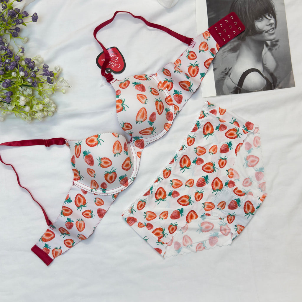Fruit Cocktail Wired Bra Set