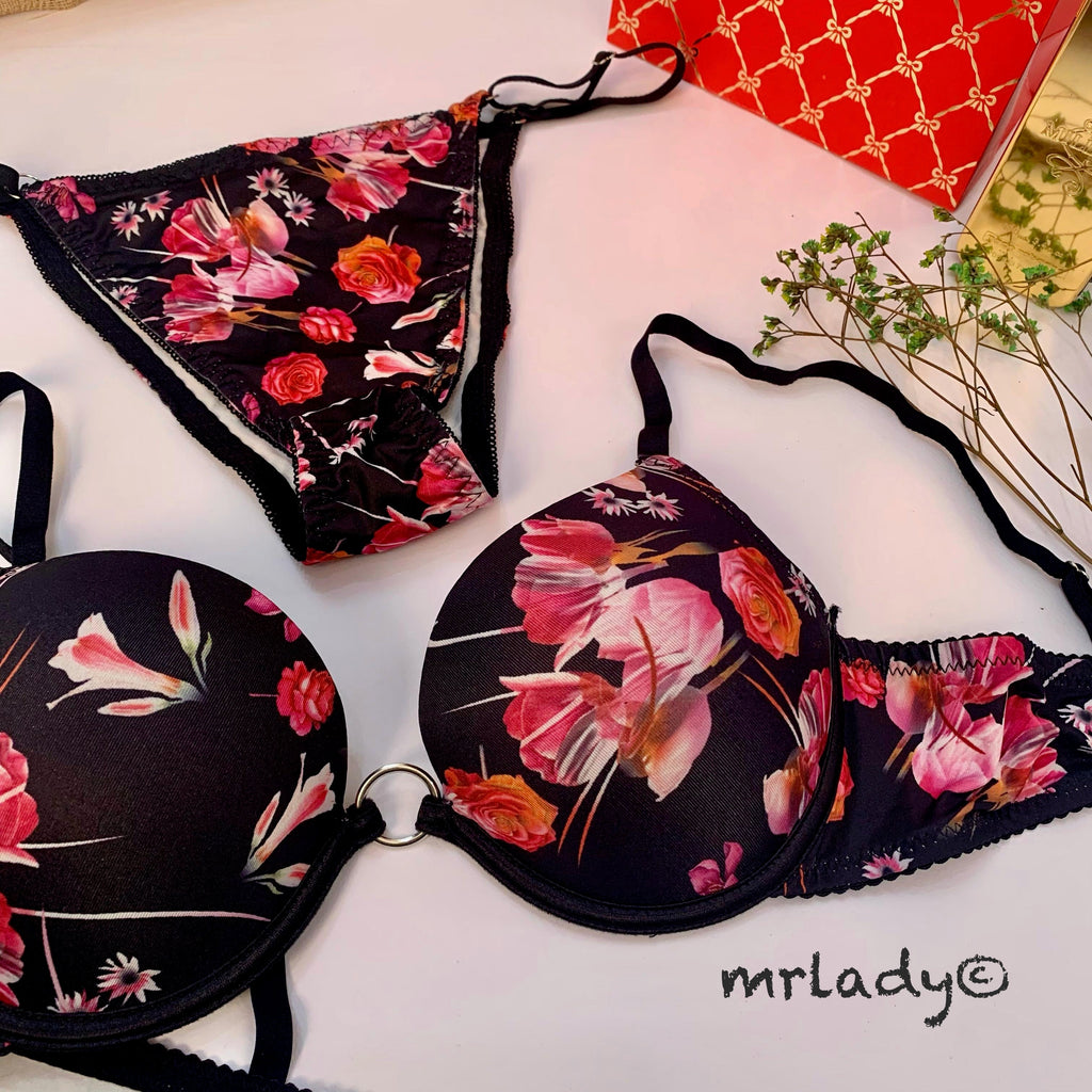 3 PART THIN PAD BRA SET