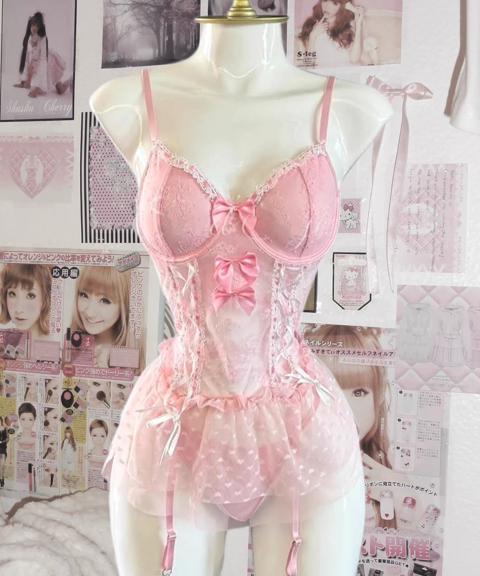 Lace slip dress HA2988